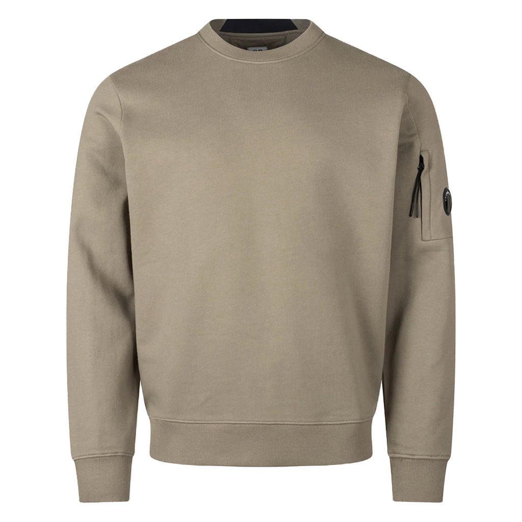 [C.P. Company] Diagonal Raised Fleece Crewneck Sweatshirt
