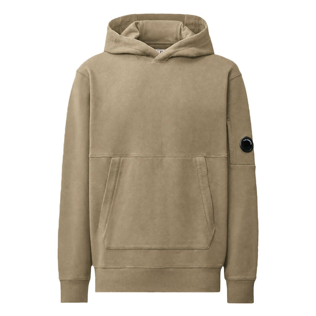[C.P. Company] Diagonal Raised Fleece Hooded Sweatshirt