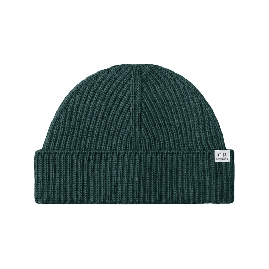 [C.P. Company] Extrafine Merino Wool Fisherman Beanie