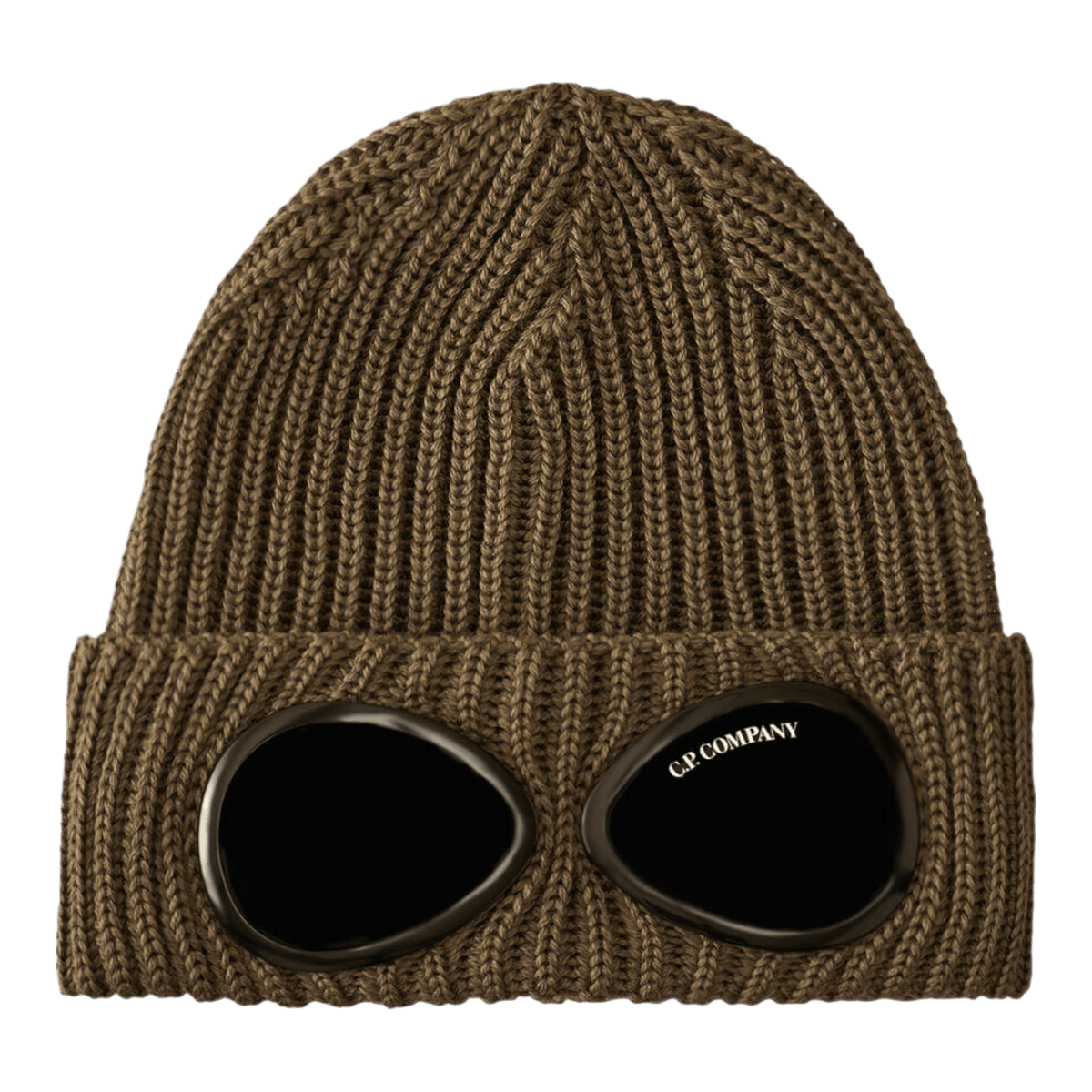 C.P. Company Goggle Beanie – walnuss, schlamm | UNIT Hamburg