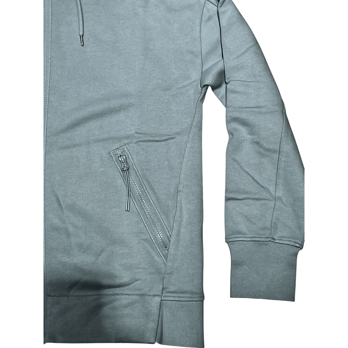 C.P. Company Goggle Jacket  – Diagonal Fleece  silver blue