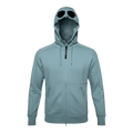 C.P. Company Goggle Jacket  – Diagonal Fleece  silver blue