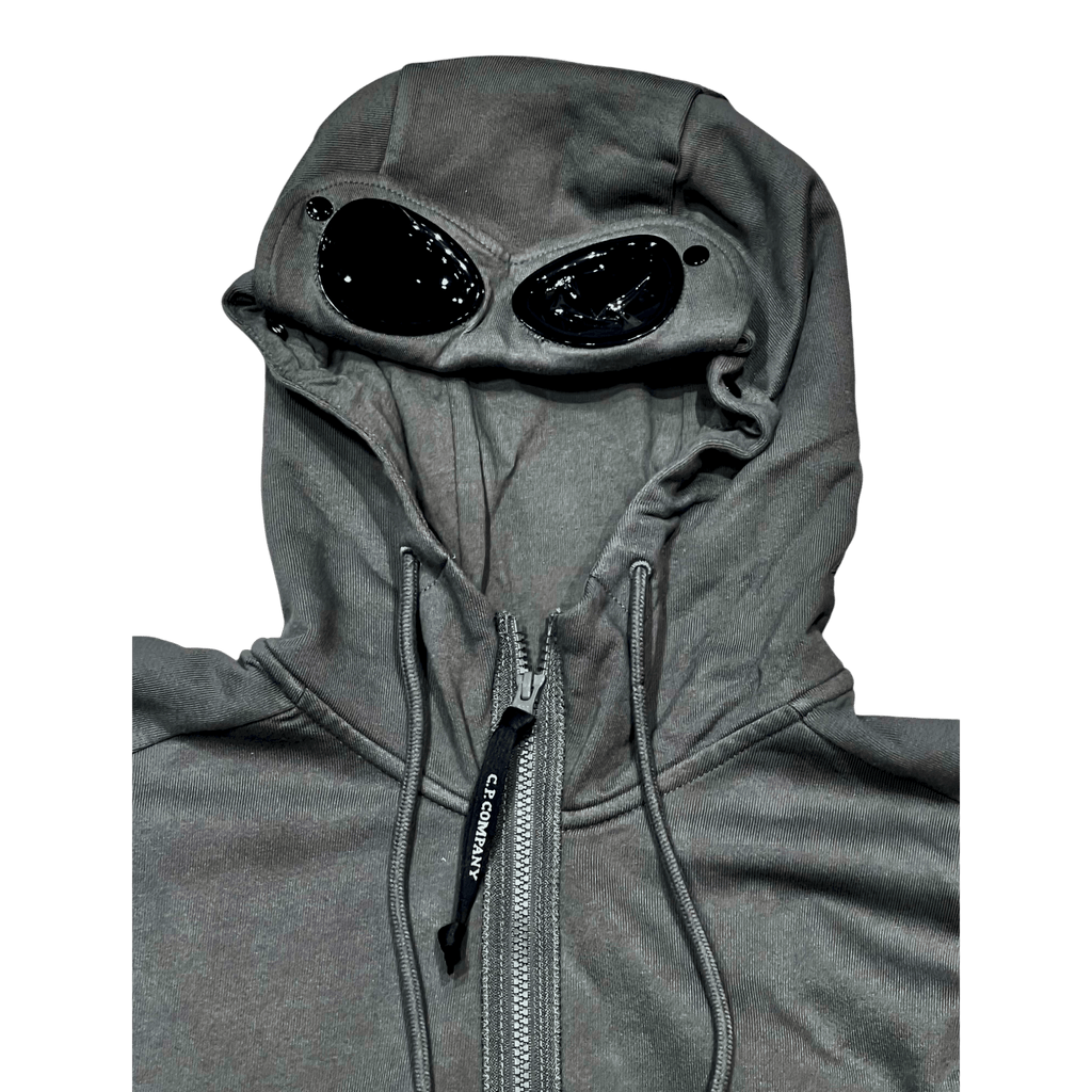 C.P. Company Goggle Jacket Fleece – Kapuzensweat - grau