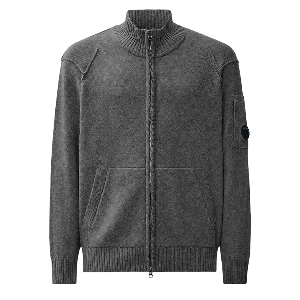 [C.P. Company] Lambswool GRS Full Zip Knit