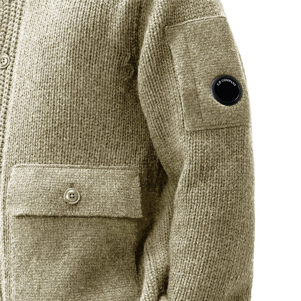 [C.P. Company] Lambswool GRS Knitwear Cardigan