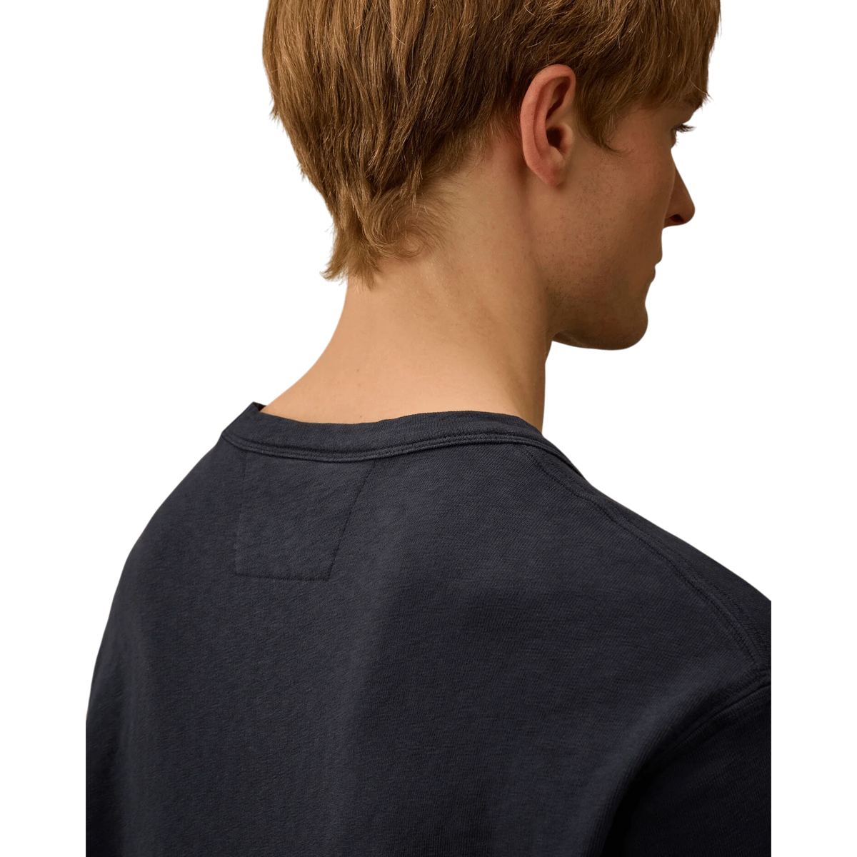 C.P. Company, Malfilè Fleece, Crew Neck, Midnight Navy
