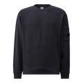 C.P. Company, Malfilè Fleece, Crew Neck, Midnight Navy