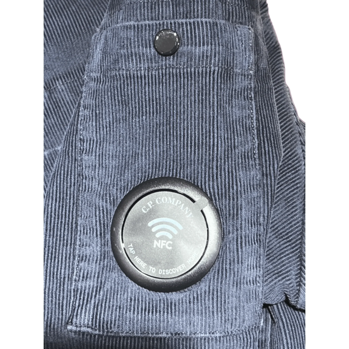 C.P. Company, Overshirt aus Cord in Dunkelblau