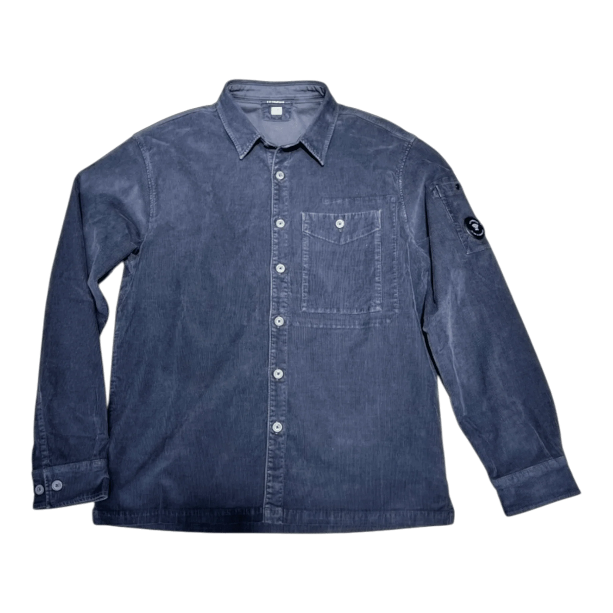C.P. Company, Overshirt aus Cord in Dunkelblau