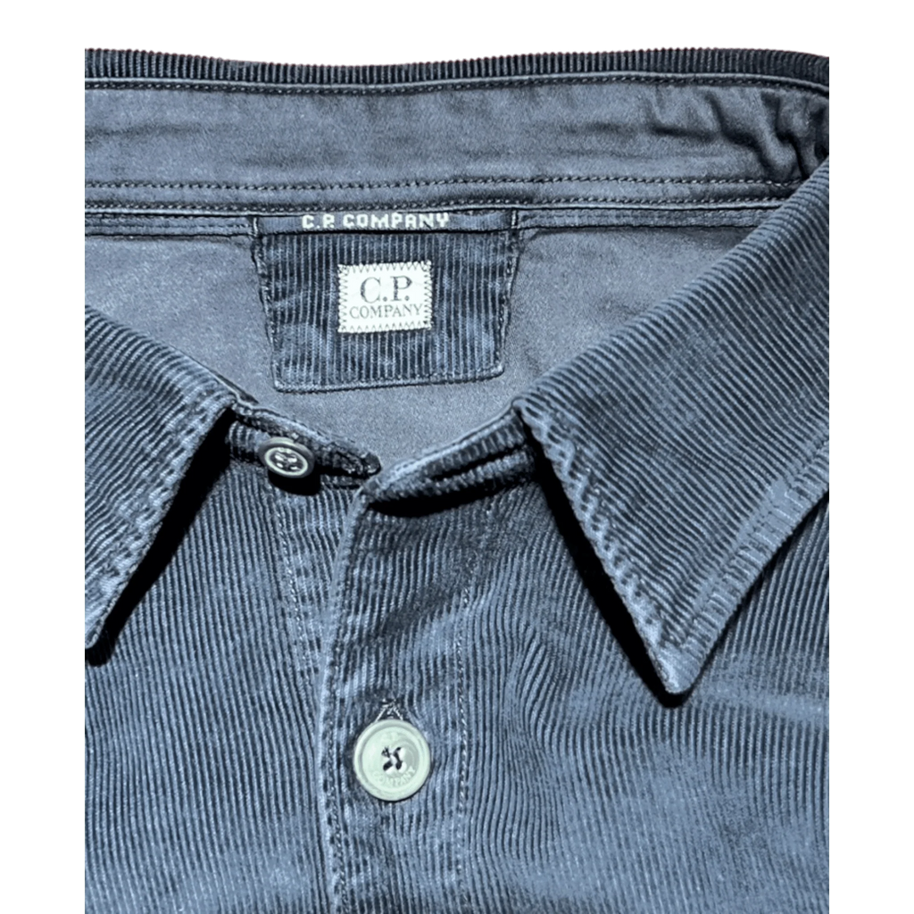 C.P. Company, Overshirt aus Cord in Dunkelblau