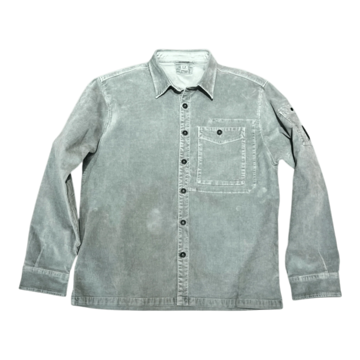 C.P. Company, Overshirt aus Cord in Flint Grey