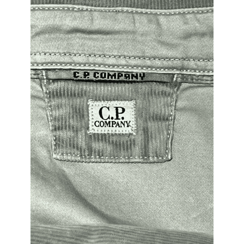 C.P. Company, Overshirt aus Cord in Flint Grey