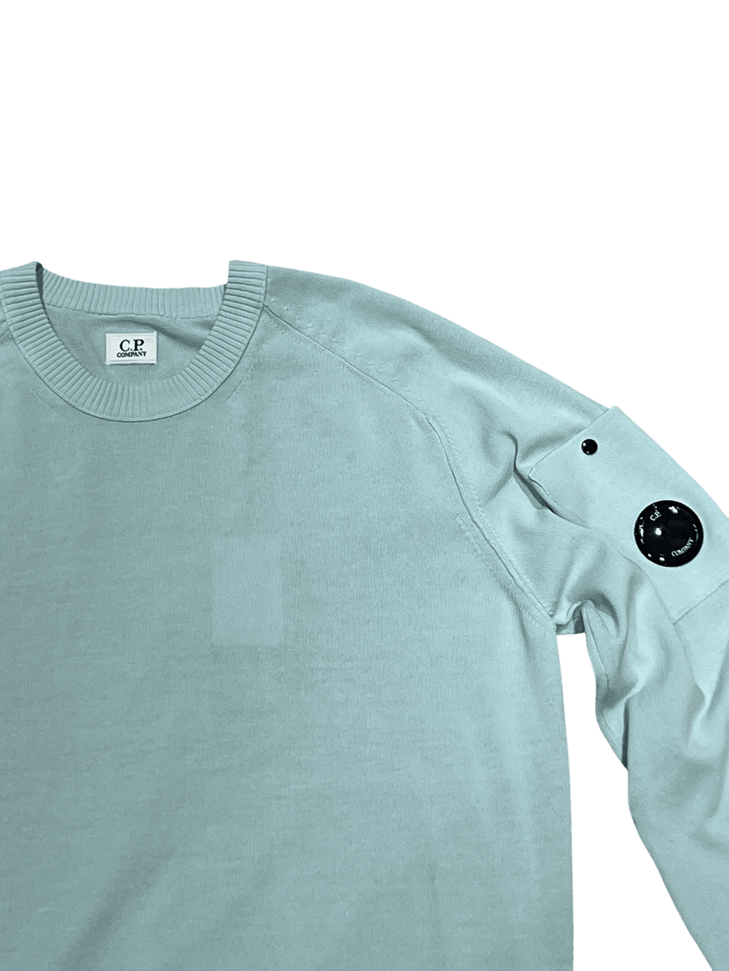 C.P. Company Pullover Baumwoll‑Krepp Misty Blue