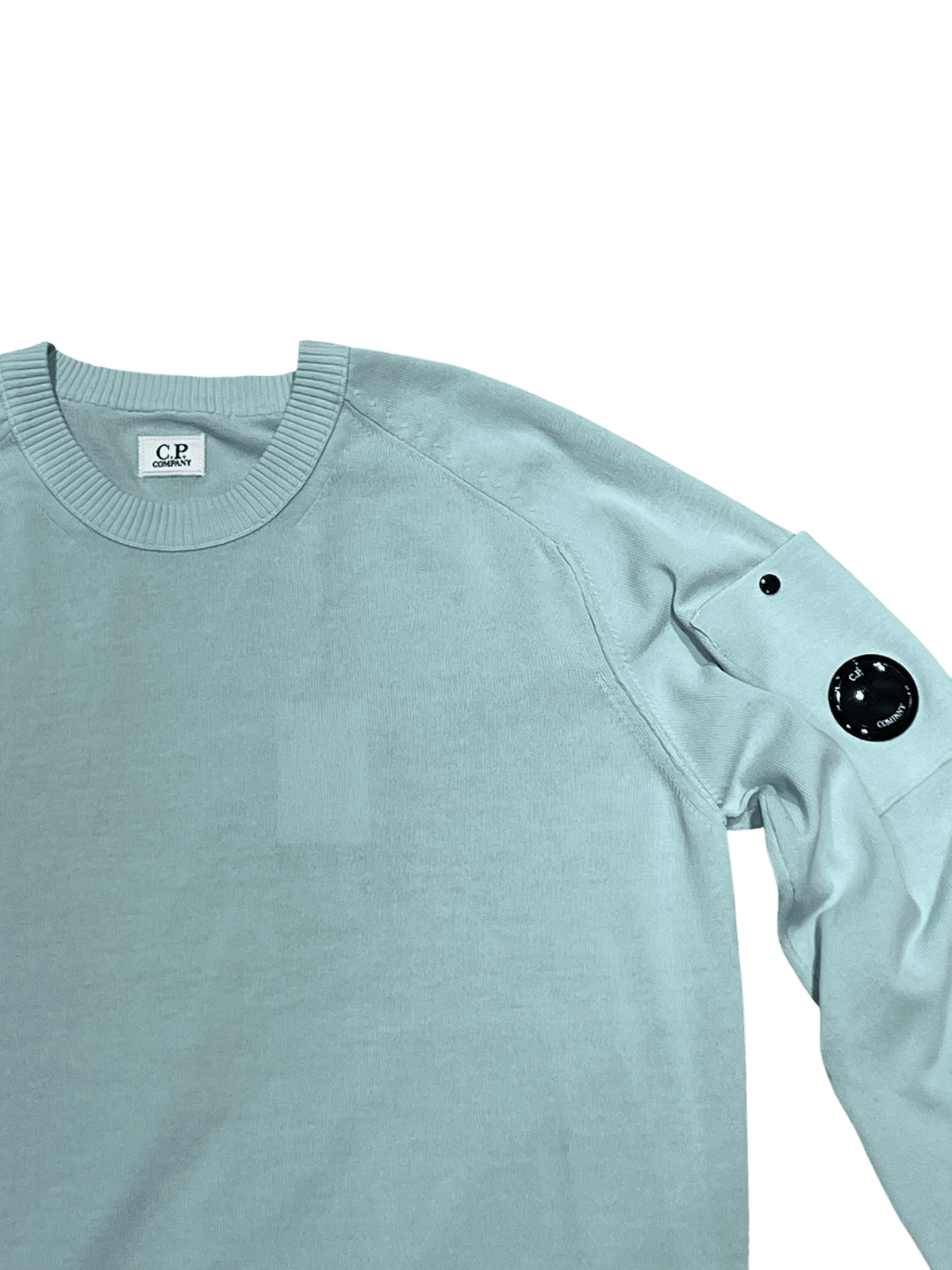 C.P. Company Pullover Baumwoll‑Krepp Misty Blue