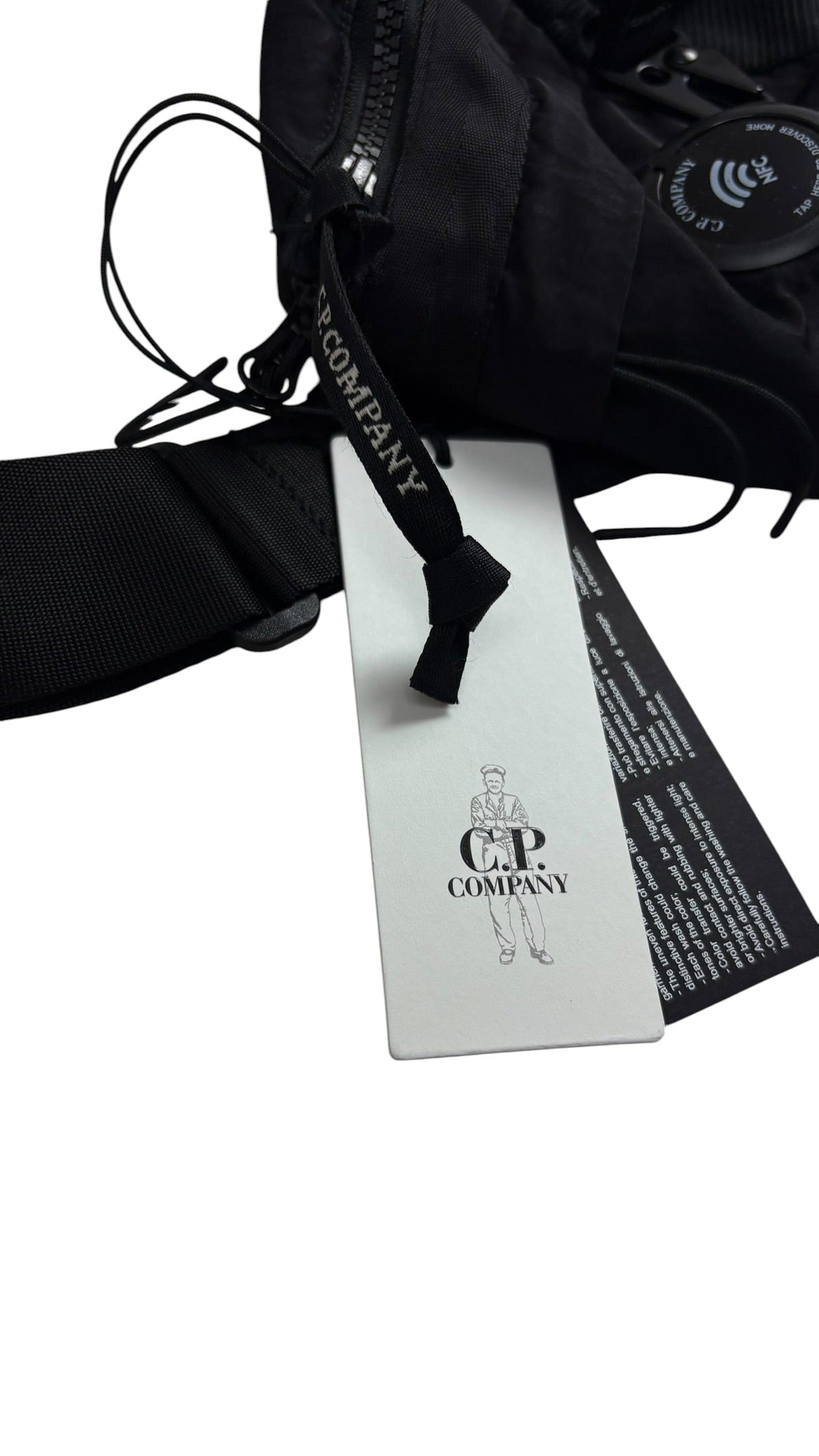 Sacoche C.P. Company Nylon B Lens Mini noire - Neuf