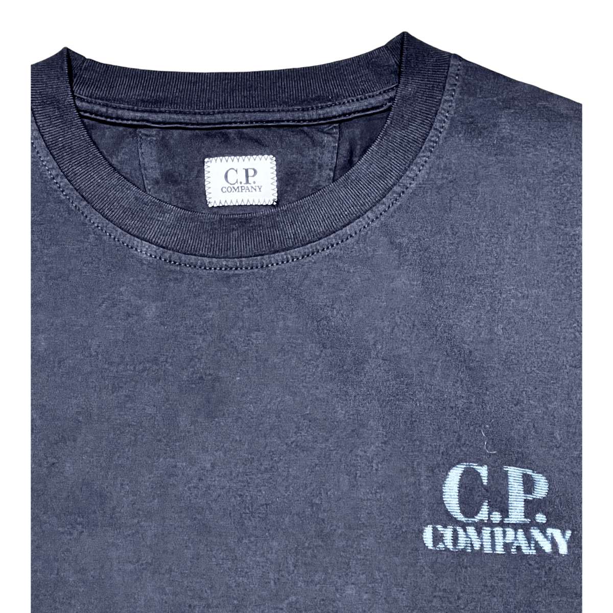 C.P. Company Sailor Logo T-Shirt – Printshirt Herren, navy