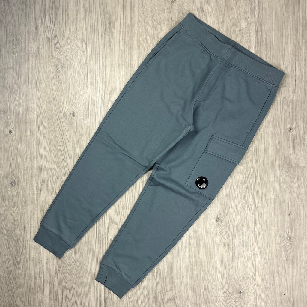 CP Company Raised Fleece Sweatpants - Stormy