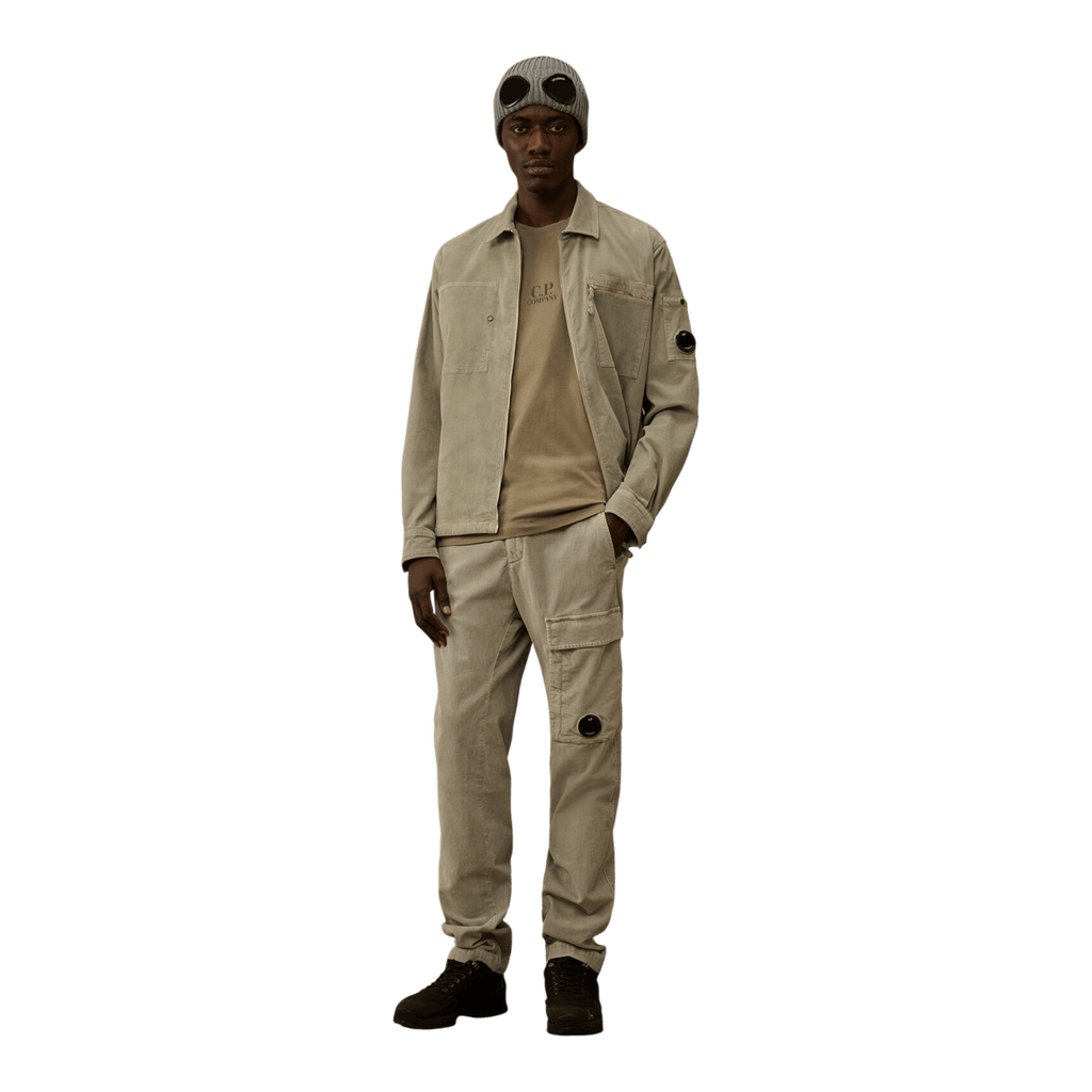 C.P. Company T‑Shirt 30/1 Jersey British Sailor, fallen rock, beige