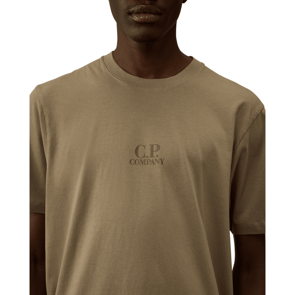 C.P. Company T‑Shirt 30/1 Jersey British Sailor, fallen rock, beige