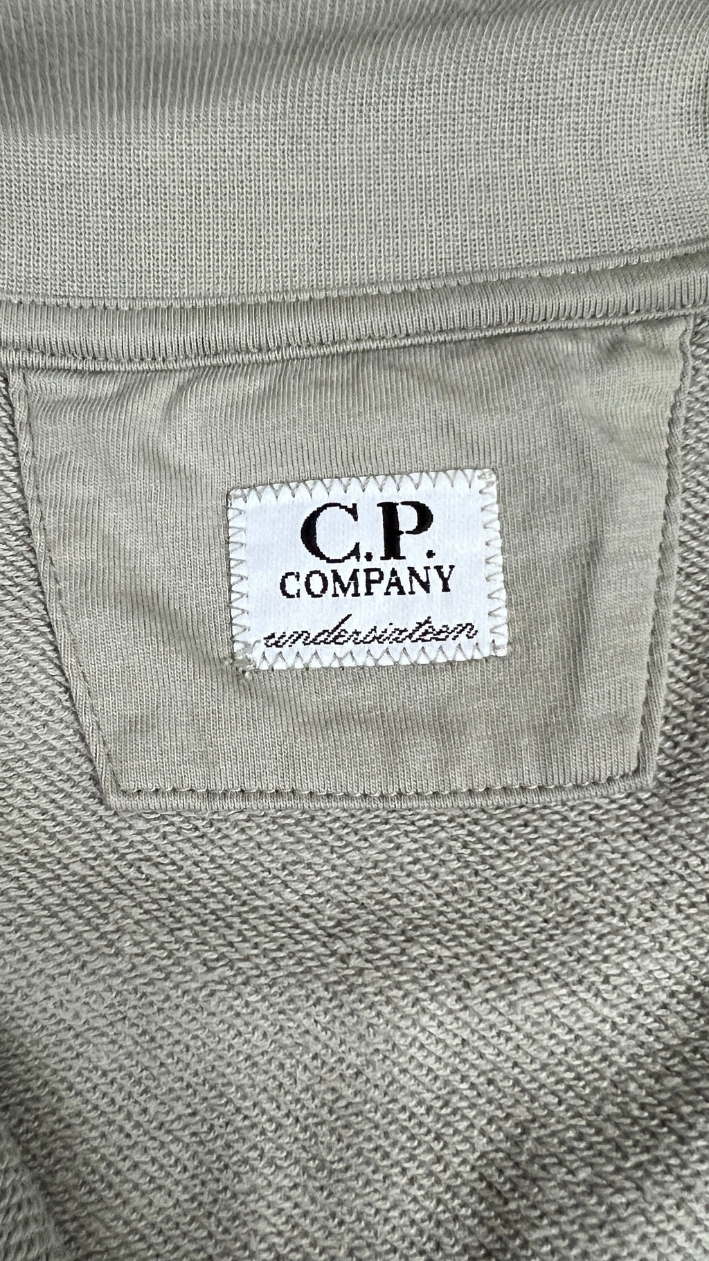Sweat Zippé C.P. Company Undersixteen - Beige - Taille 14 Ans