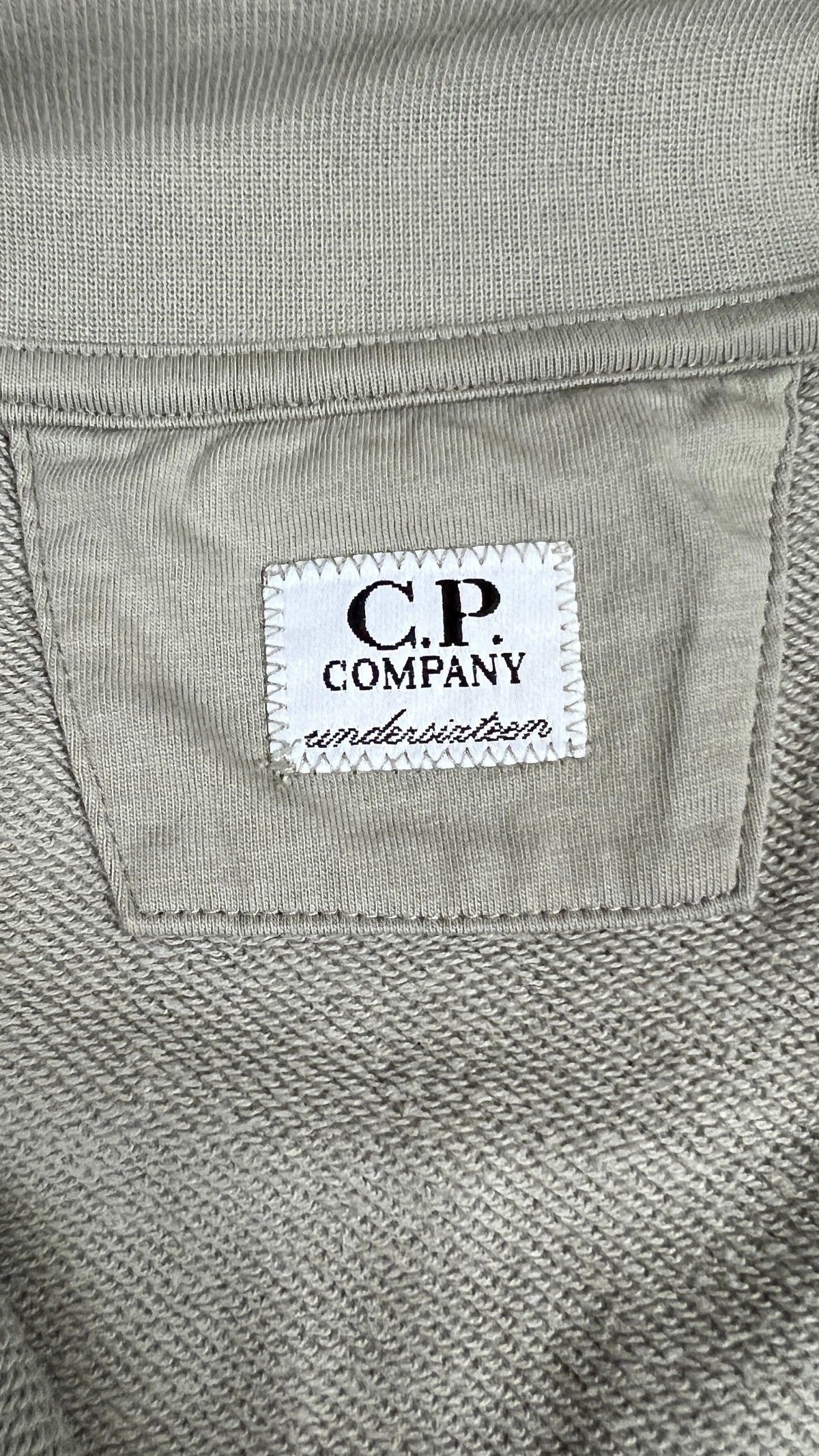Sweat Zippé C.P. Company Undersixteen - Beige - Taille 14 Ans
