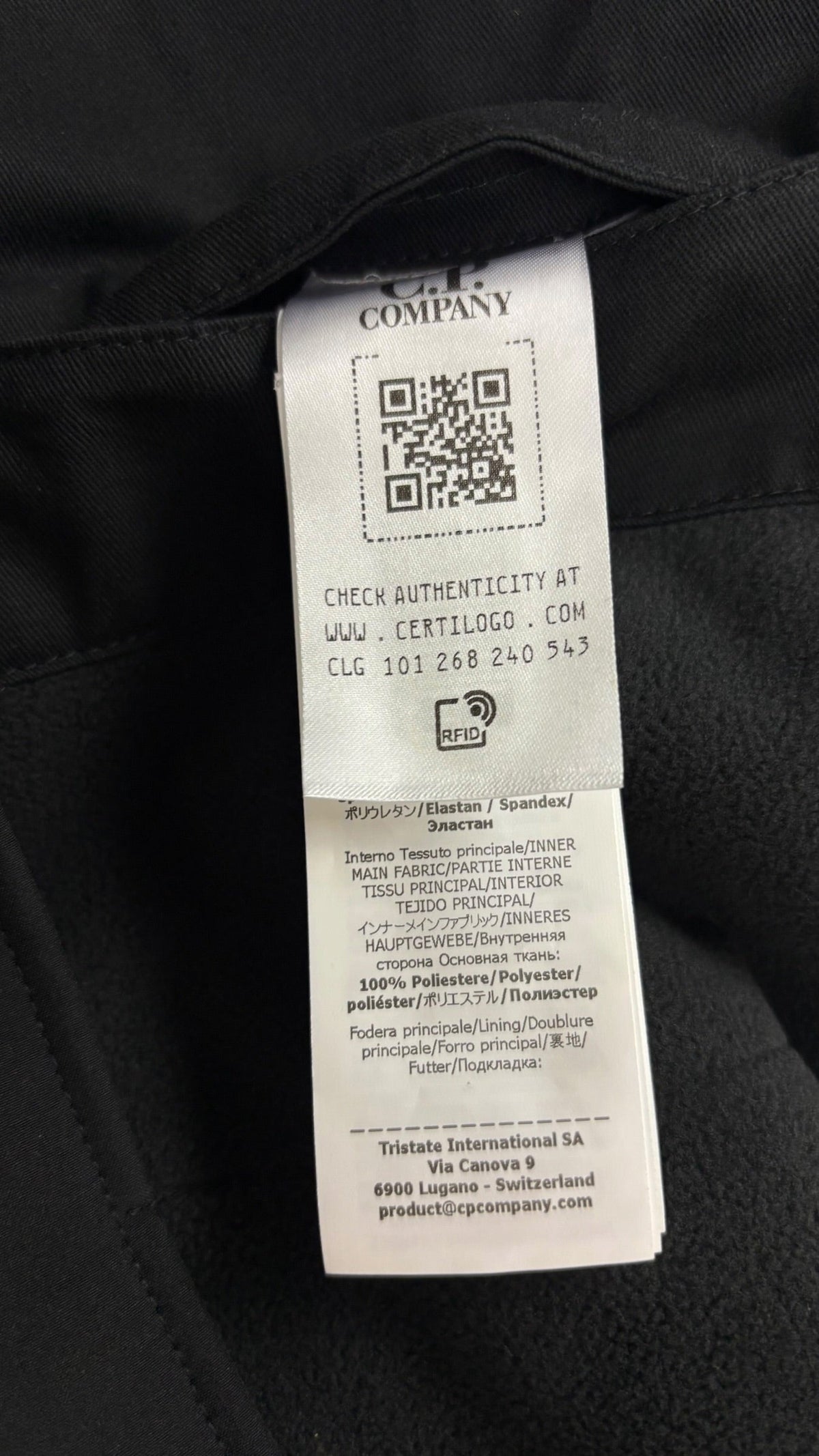 Veste C.P Company Shell-R - Noir - Neuf - Collection 2026