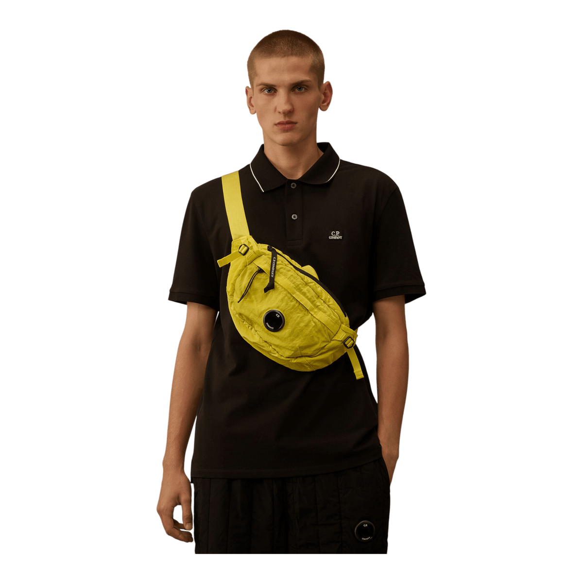 C.P. Company Waistbag – Nylon B mit Linsen-Detail, gelb