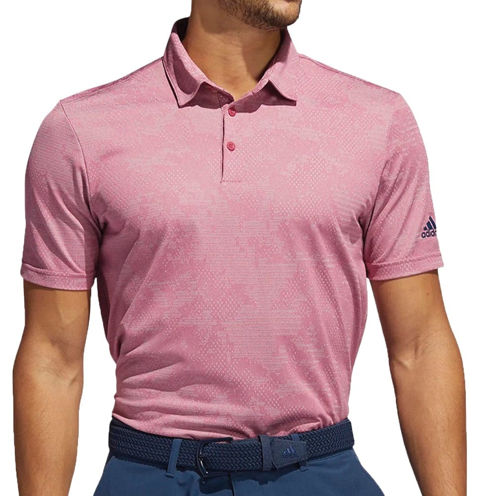 adidas Camo Polo shirt - Wild Pink/Grey Two