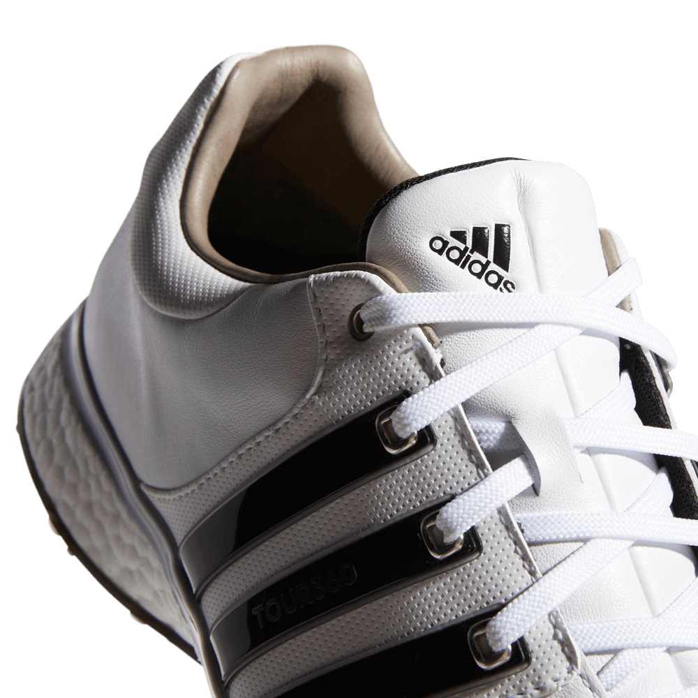 adidas Tour 360 XT-SL Spikeless Waterproof Shoes - White/Black/Silver