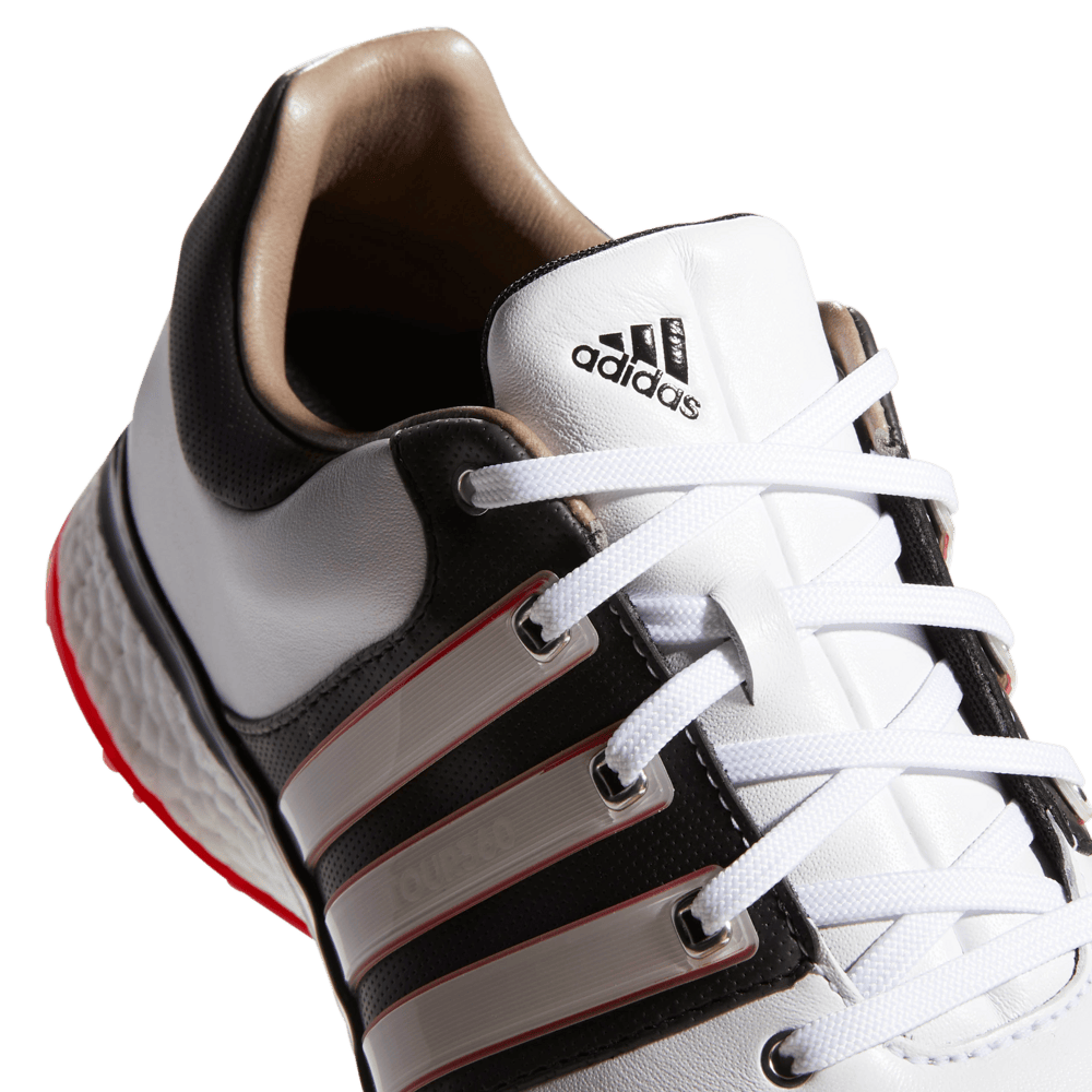 adidas Tour 360 XT SL Spikeless Shoes - White/Black/Red
