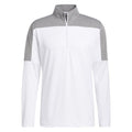 adidas UPF Lightweight 1/4 Zip Midlayer- White