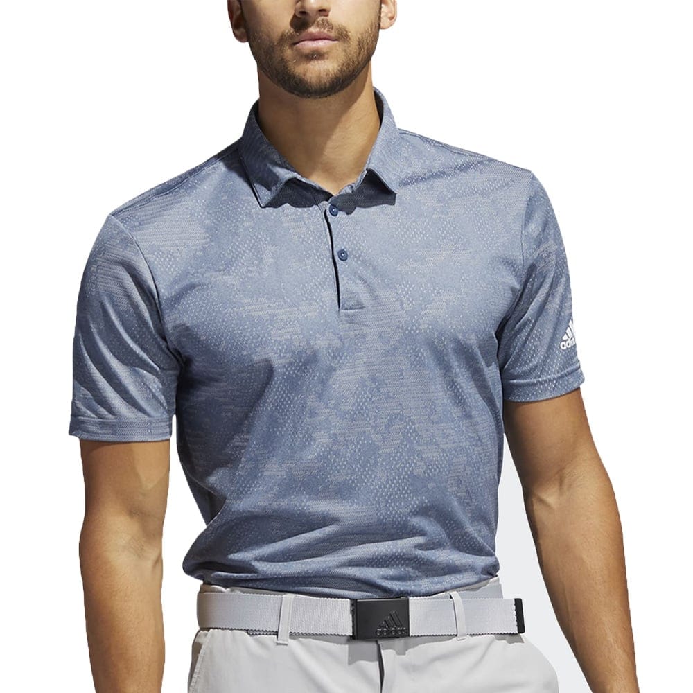 adidas Ultimate365 Camo Polo - Crew Navy/Grey Two