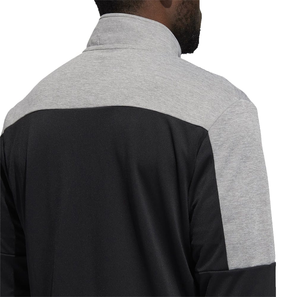 adidas UPF Lightweight 1/4 Zip Midlayer- Black
