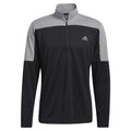 adidas UPF Lightweight 1/4 Zip Midlayer- Black