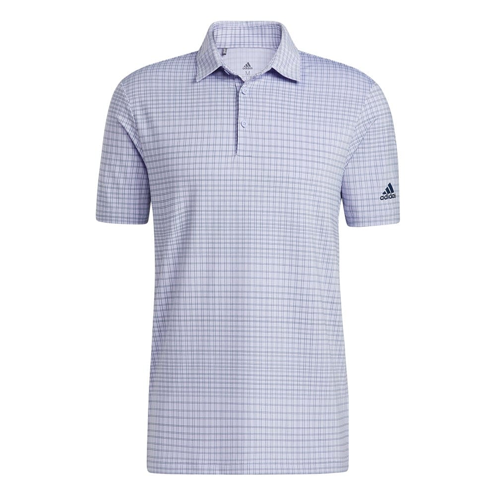 adidas Ultimate365 Allover Print Primegreen Polo Shirt - Violet Tone/Crew Navy