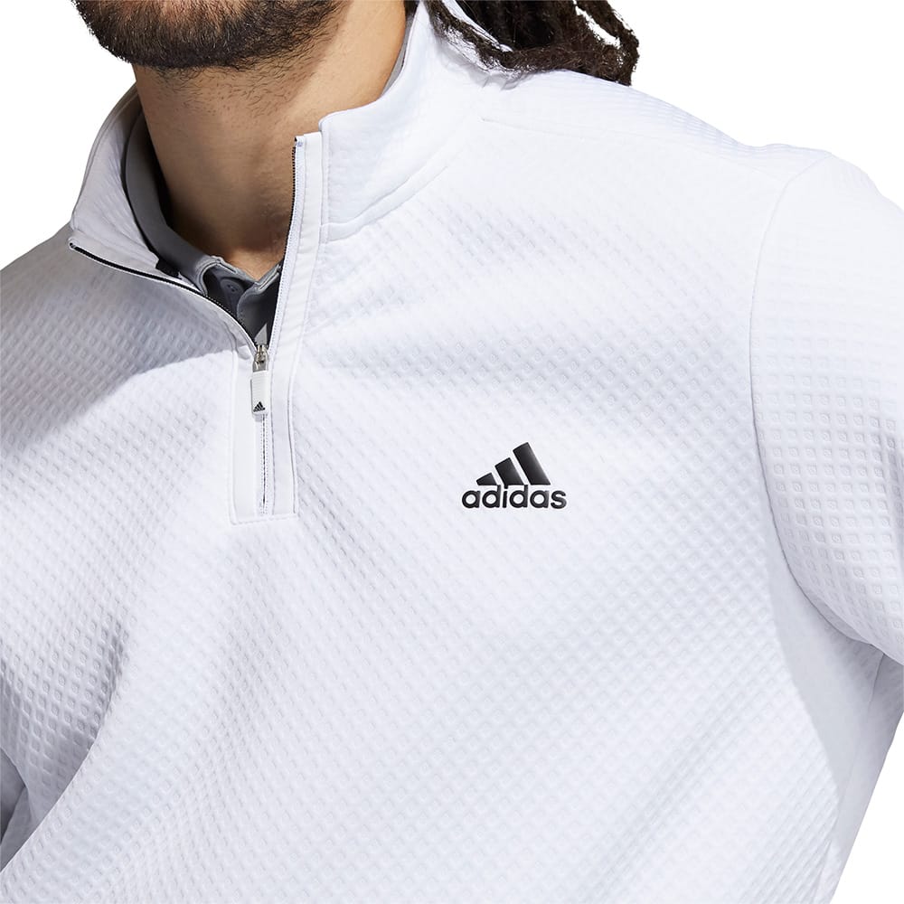 adidas DWR 1/4 Zip Pullover - White