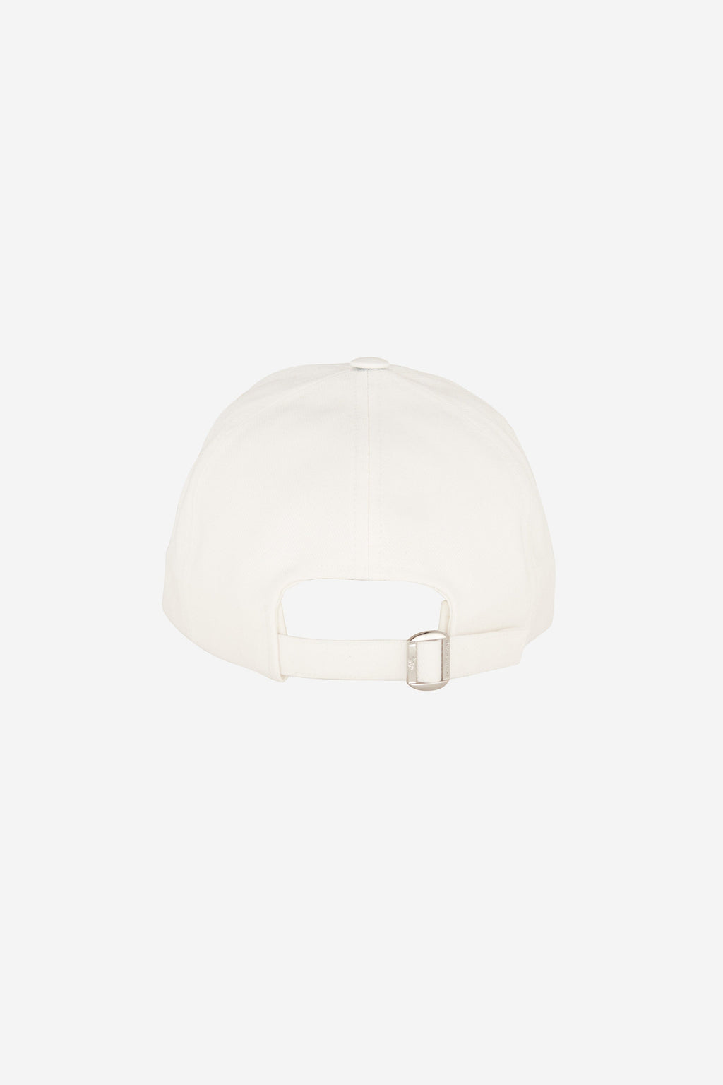 UNISEX LARGE FOX HEAD EMBROIDERY 6P CAP WHITE