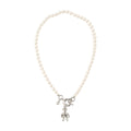 Vivienne Westwood Pearl Strand with Silver Charm Necklace — Silver