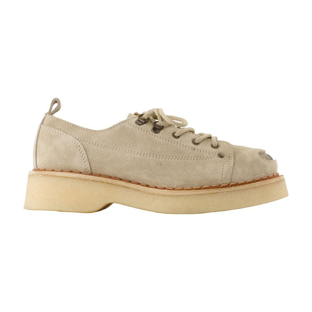 Kenzo Smile Derby Shoe — Beige