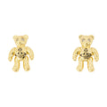 Vivienne Westwood Teddy Bear Gold Earrings — Gold