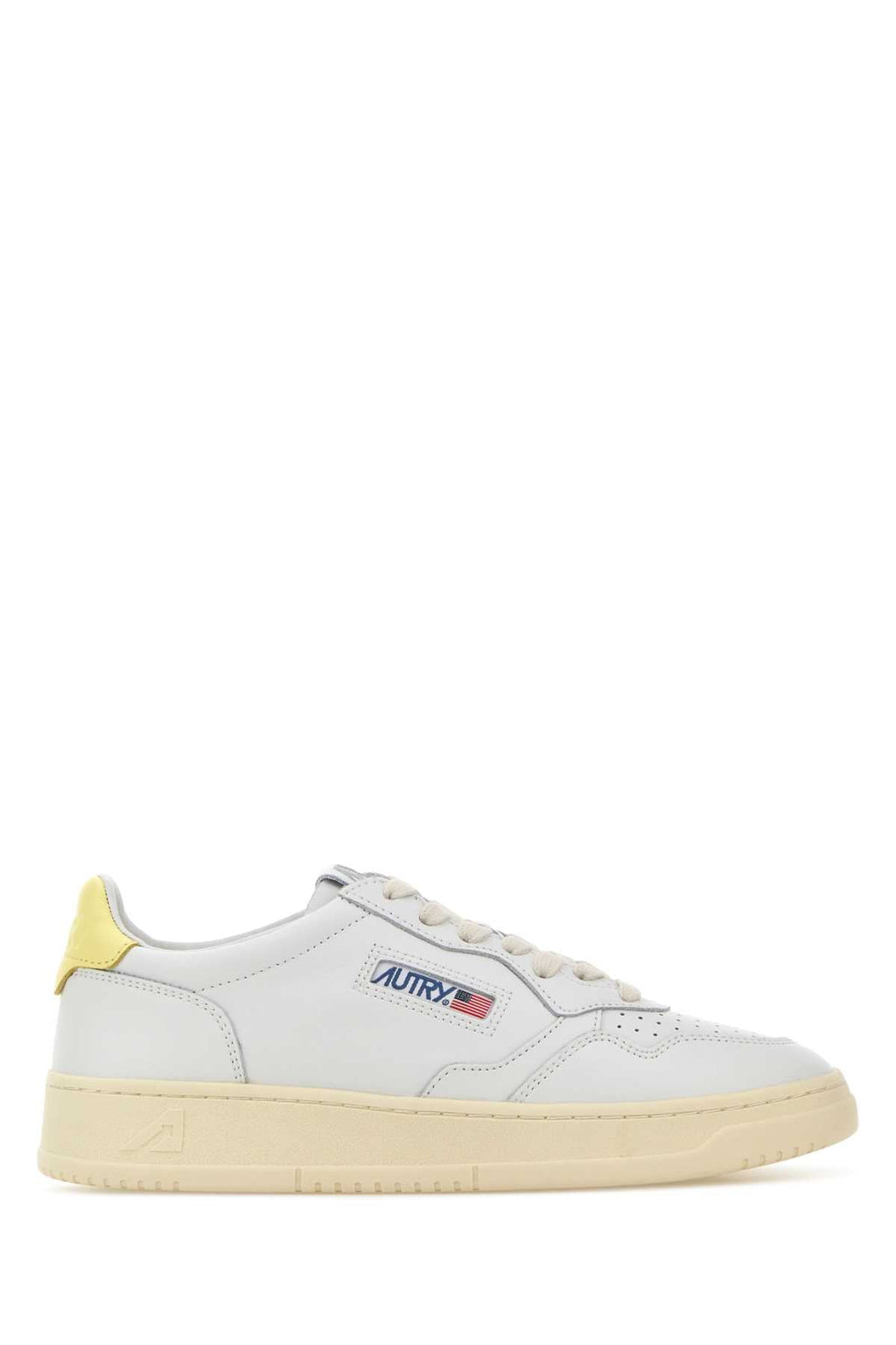 Autry Cow Leather Sneaker — White