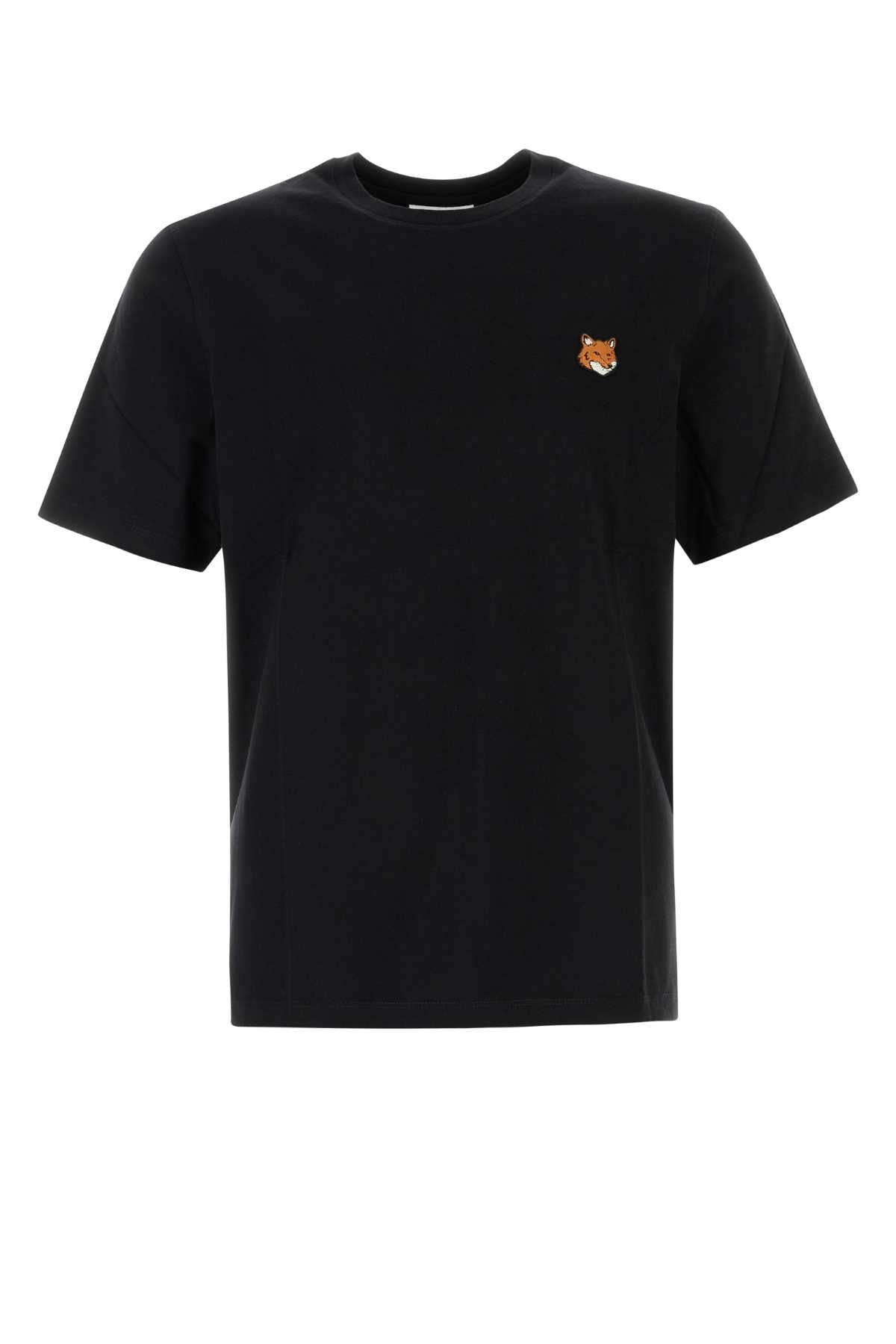 Maison Kitsune Organic Cotton T-Shirt — Black