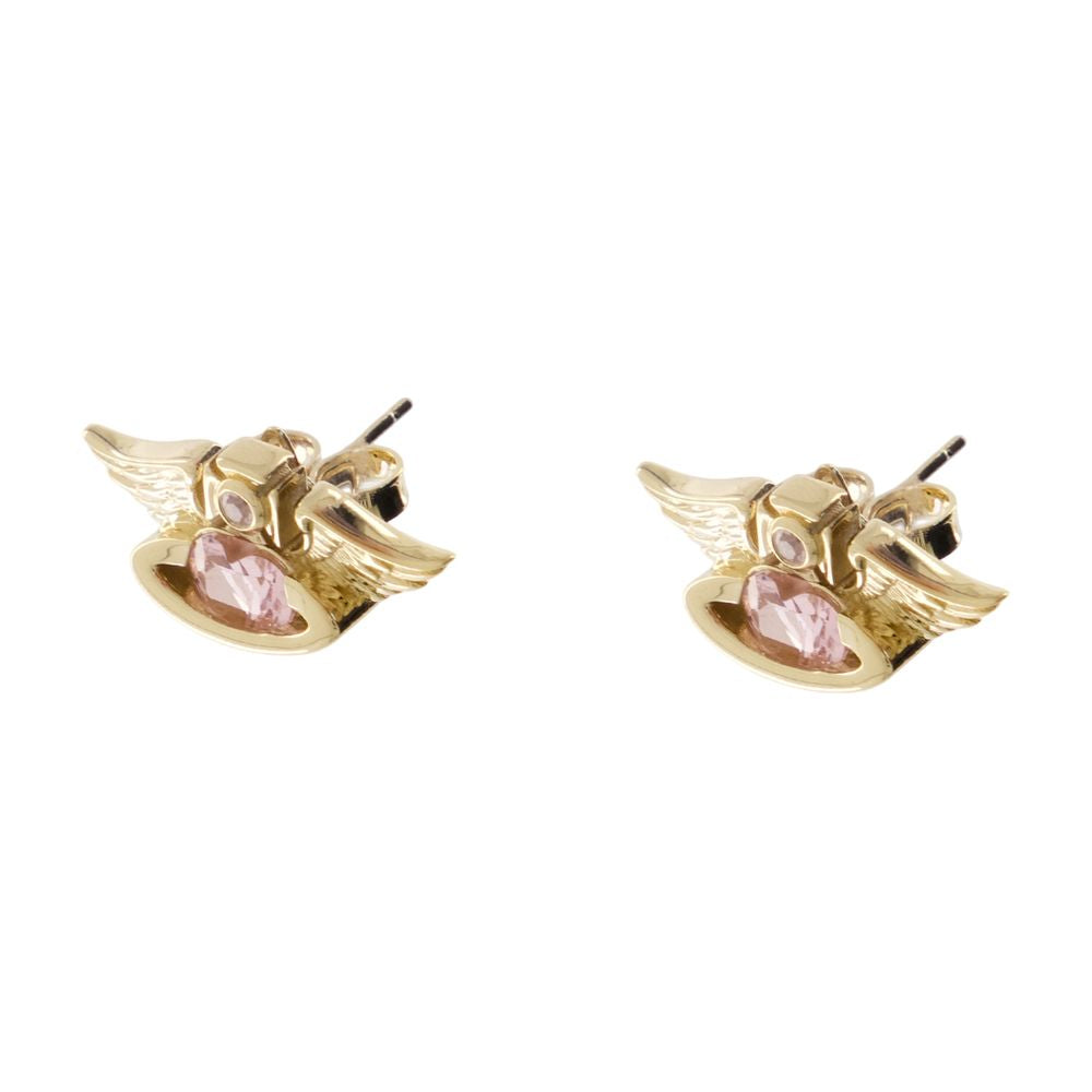 Vivienne Westwood Gold Winged Earrings — Gold