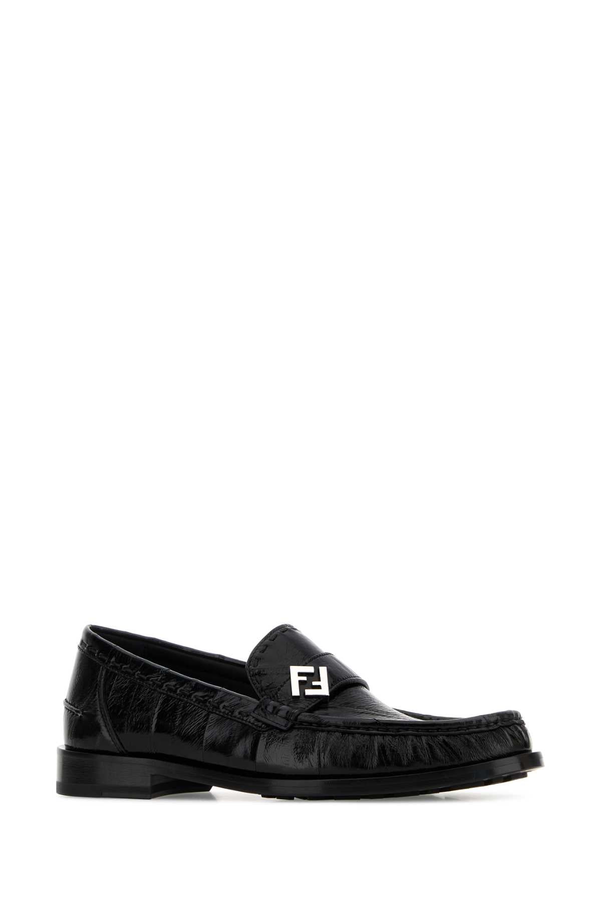 Fendi Haircalf Leather Loafer