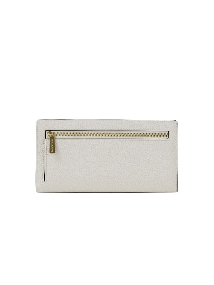Michael Kors Snap Closure Wallet — Beige
