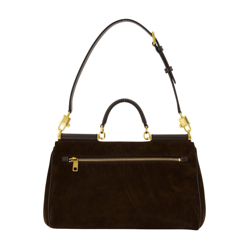 Dolce&Gabbana My Sicily Shoulder Bag — Brown