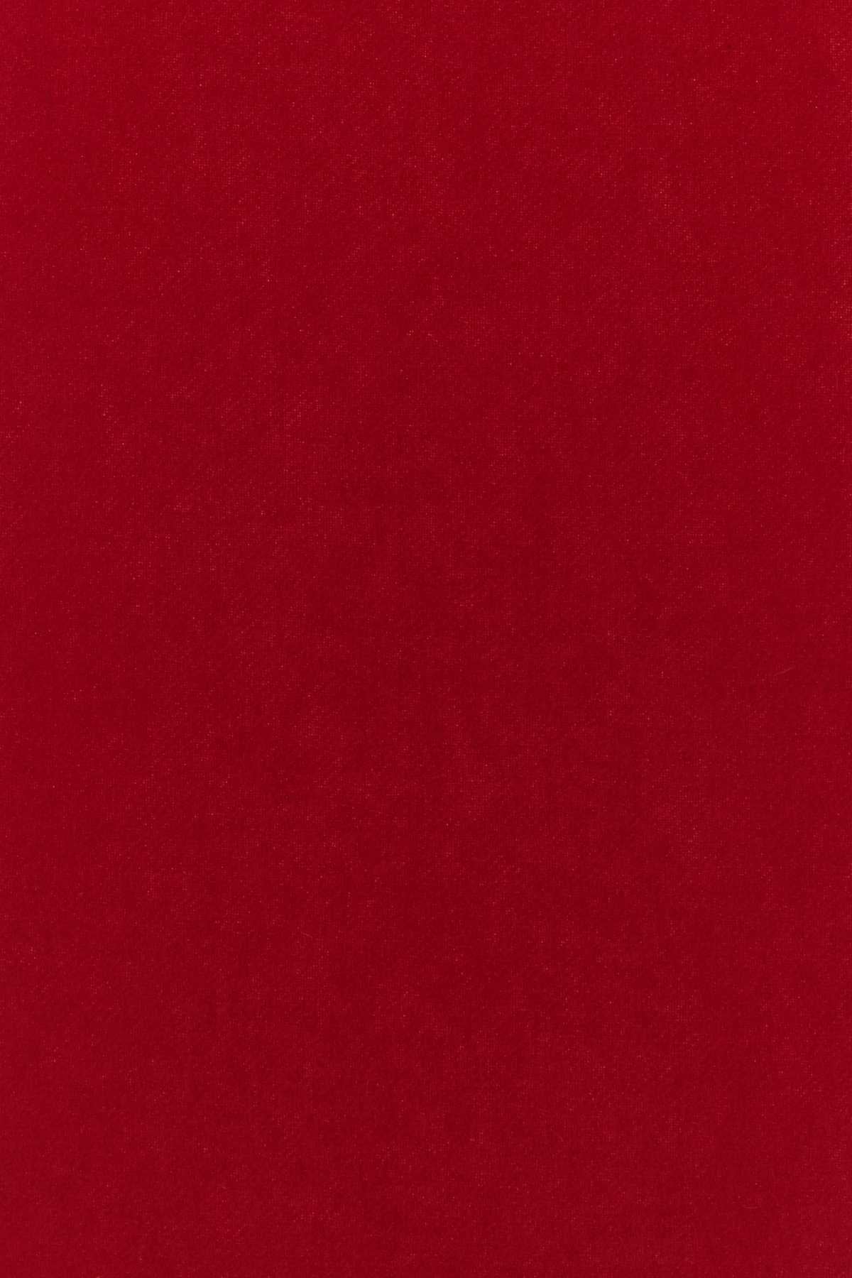 AMI Paris Pure Wool Scarf — Red