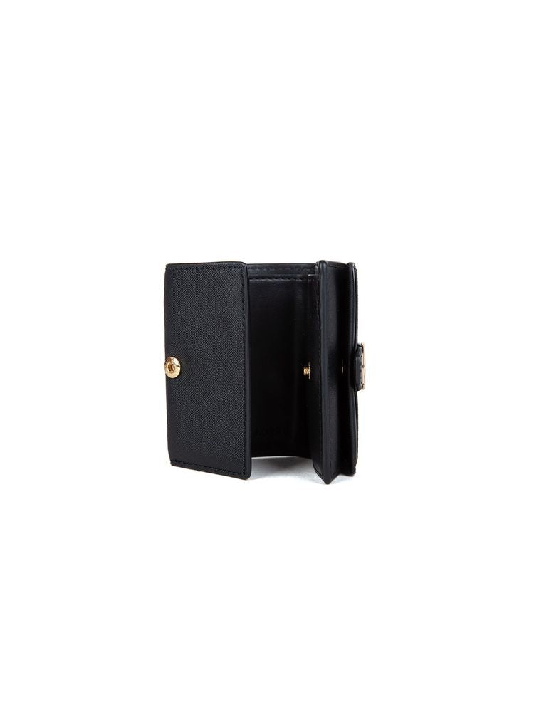 Michael Kors Extra-Small Flap Trifold Wallet — Black
