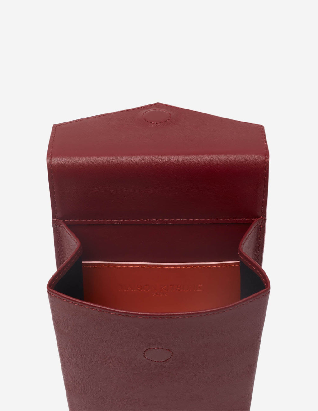 MAISON KITSUNÉ NECK POUCH WINE LEES