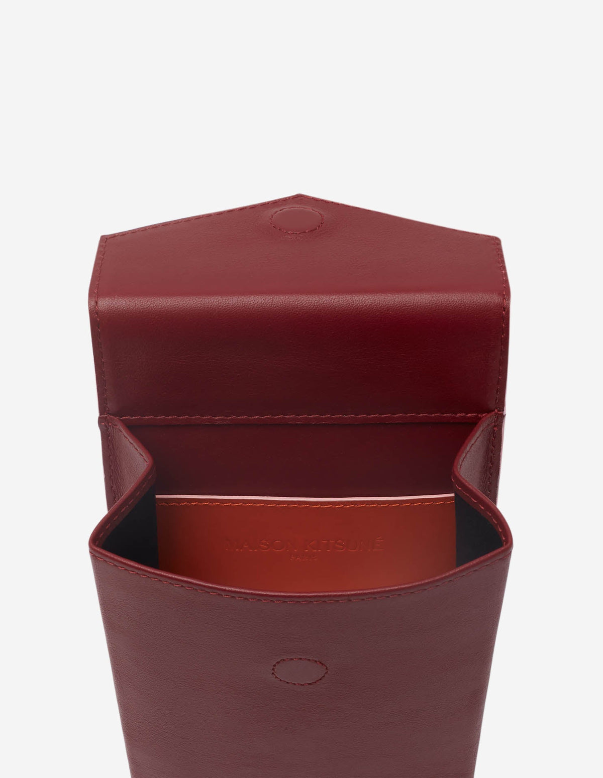 MAISON KITSUNÉ NECK POUCH WINE LEES